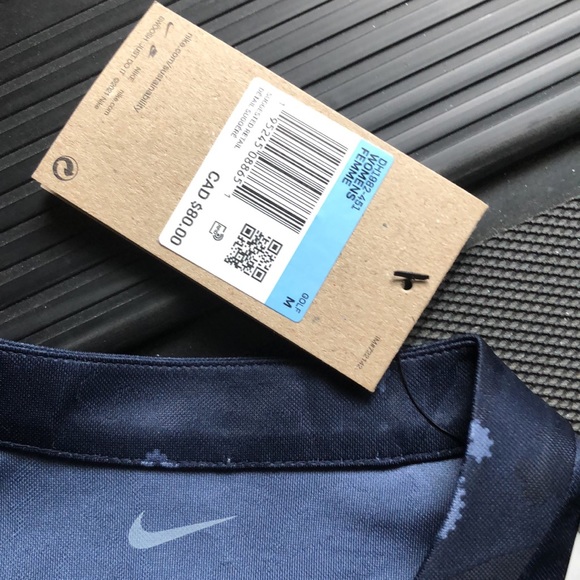 NIKE (M) Women's Dri-Fit Victory Jacquard Short Sleeve Polo Dry-fit golf classic - Picture 5 of 11